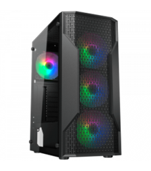 COUGAR MX110 RGB PC CASE MID TOWER BLACK