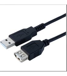 LOGILINK USB CABLE EXTENSION 2M CU0010B BLACK