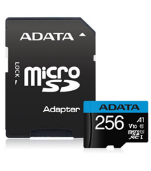 MEM SD MICRO 256GB PREMIER A1+ADP AD