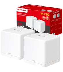 MERCURYS HALO H60X (2-PACK) AX1500 WHOLE HOME MESH WI-FI SYSTEM
