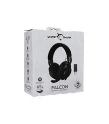 WHITE SHARK HEADSET WGH-2441 FALCON BLACK - WIRELESS