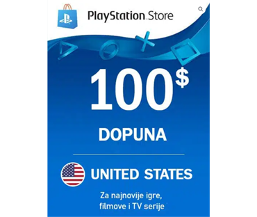 PLAYSTATION DOPUNA 100$ USA