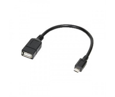 LOGILINK MICRO USB B/M TO USB A/F OTG CABLE 0.2M AA0035