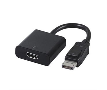 GEMBIRD DISPLAY PORT MALE TO HDMI FEMALE ADAPTER BLACK