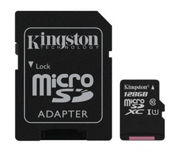 MEM SD MICRO 128GB CANVAS PLUS + ADP KIN
