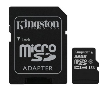 KINGSTON 32GB MICROSDHC CANVAS SELECT PLUS 100R A1