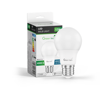 LED ŽARULJA GREEN TECH 10W 4000K E27 A60 FLUX:1000 LM IP40