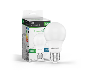 LED ŽARULJA GREEN TECH 12W 4000K E27 A60 FLUX:1200 LM IP40