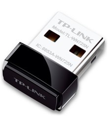 NIC TP-LINK TL-WN725N USB 2.0 NANO ADAPTER 2.4GHZ