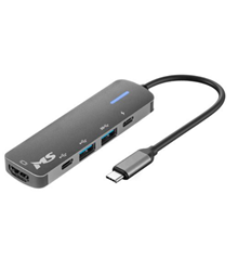 USB HUB C110 HDMI 1.4+USB3.0+USB2.0+TYPE C 2.0+PD MS